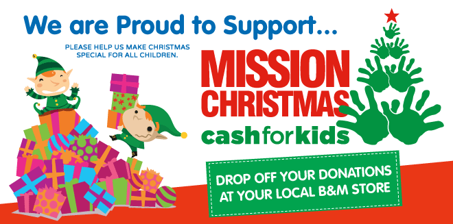 Mission Christmas at B&M.