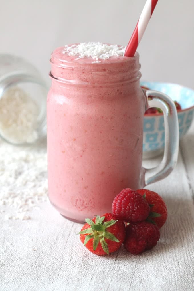 Coconut and Berry Smoothie