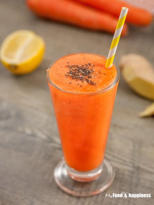 Carrot and ginger smoothie