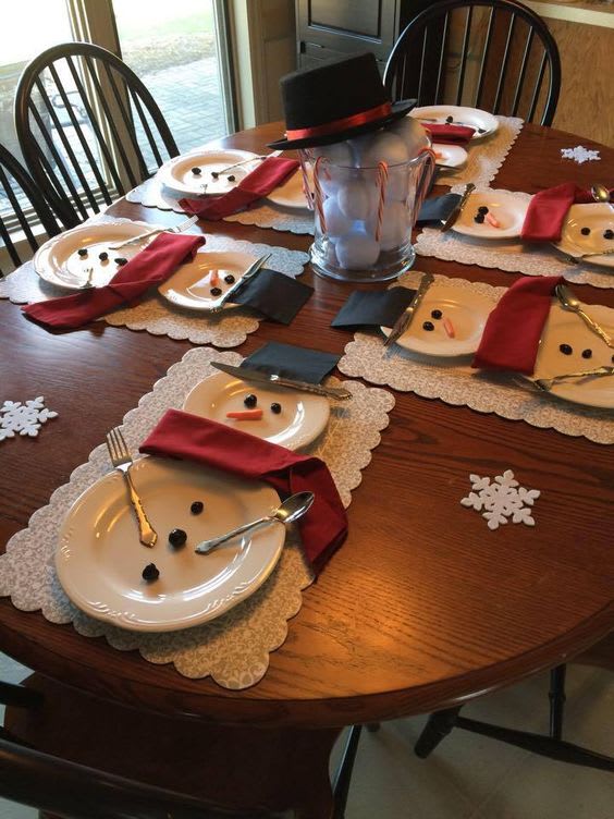 Snowman Table
