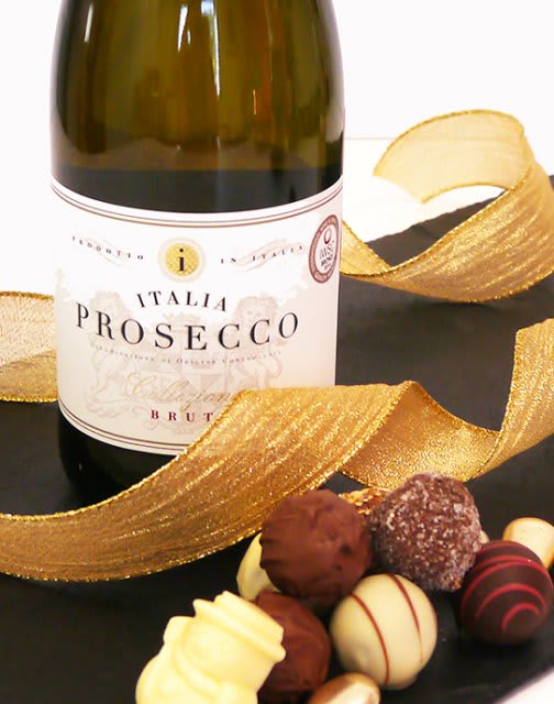 Prosecco and chocolates