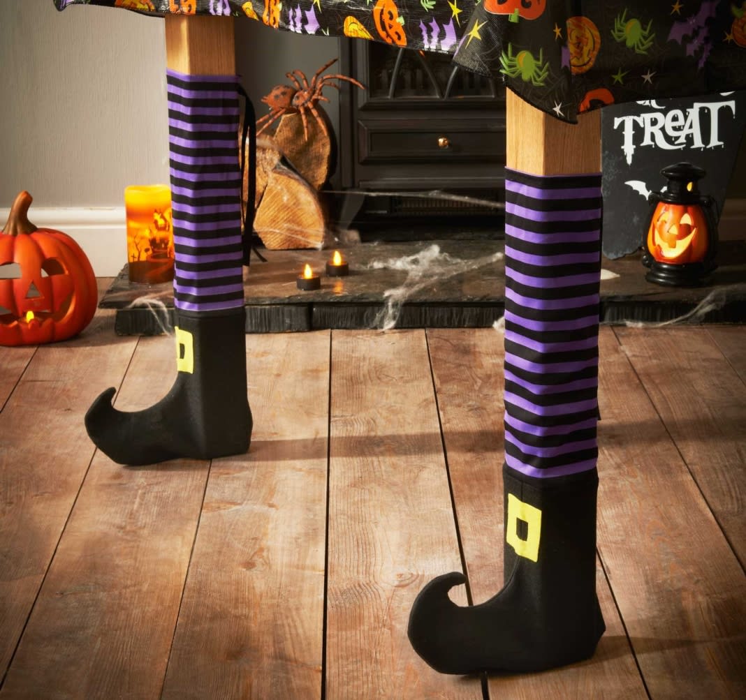 Witch Table Leg Covers - Purple - 326252